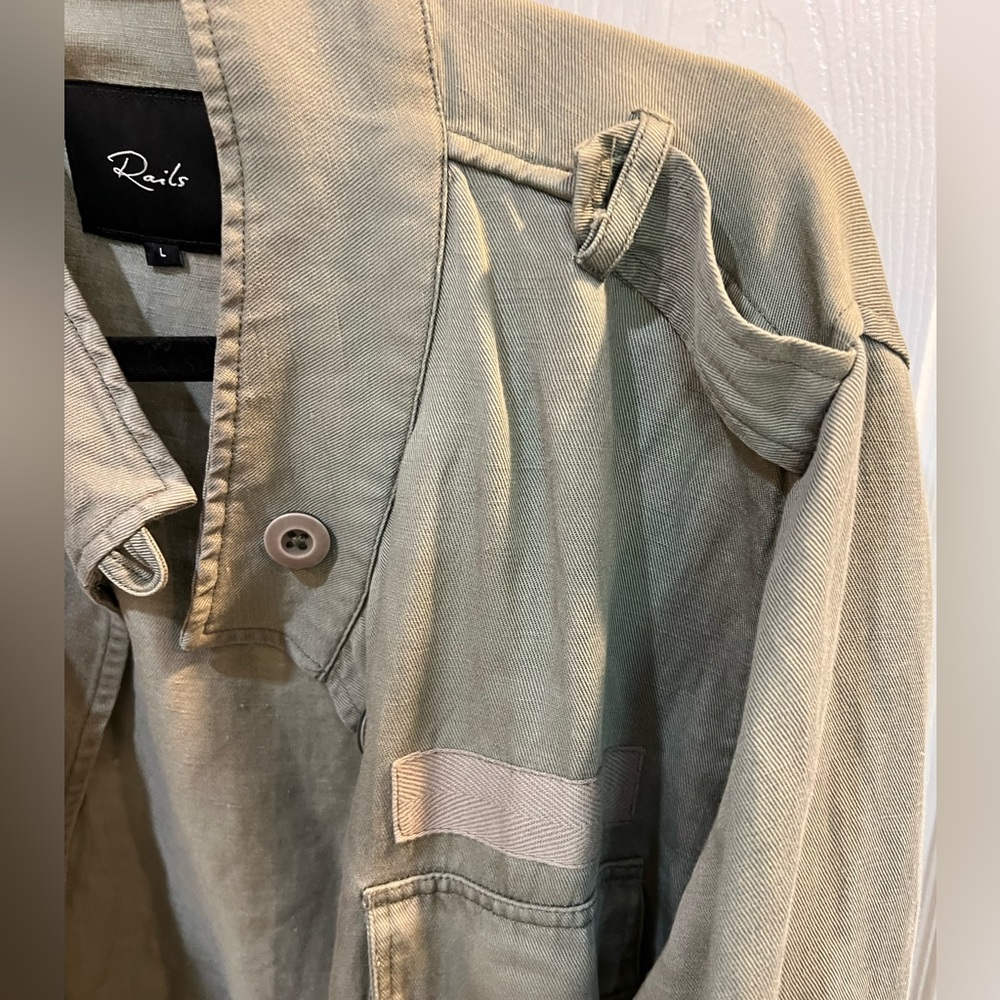 Rails Army Green Sahara Light Jacket - Women’s Si… - image 5